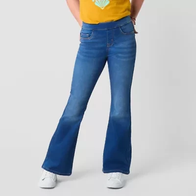 Thereabouts Little & Big Kid Girls Pull On Flare Leg Jean