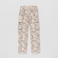 Thereabouts Pull-On Little & Big Kid Boys Adjustable Waist Straight Cargo Pant