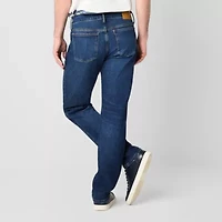 mutual weave Vintage Straight Mens Stretch Fabric Leg Jean