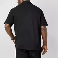 Shaquille O'Neal XLG Mens Short Sleeve Big and Tall Camp Shirt