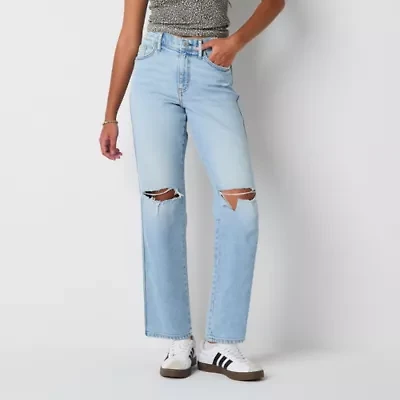 Arizona Juniors Womens High Rise Curvy Fit Jean