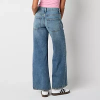Arizona Juniors Womens Low Rise Baggy Fit Jean