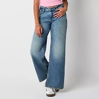 Arizona Juniors Womens Low Rise Baggy Fit Jean