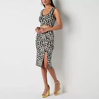 Bold Elements Womens Midi Pencil Skirt