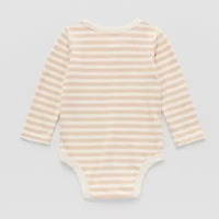Okie Dokie Baby Boys Round Neck Long Sleeve Bodysuit