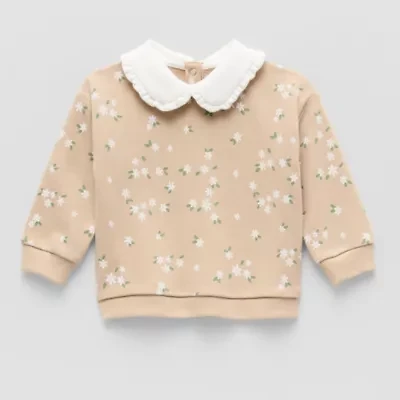 Okie Dokie Baby Girls Long Sleeve Sweatshirt