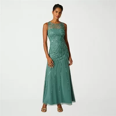 Papell Boutique Womens Sleeveless Evening Gown