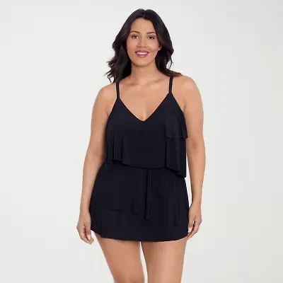 Trimshaper Womens Swim Dress