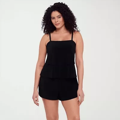 Trimshaper Womens Swim Romper