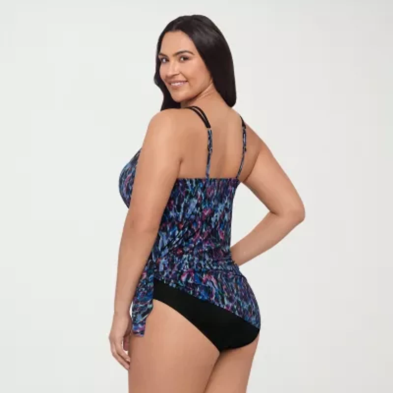 Trimshaper Womens Animal Plus Swim Dress