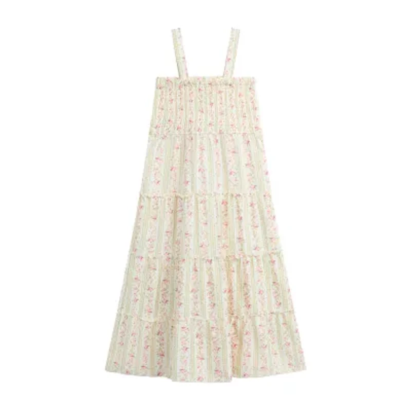 by&by girl Big Kid Girls Floral 2-pc. Dress Set