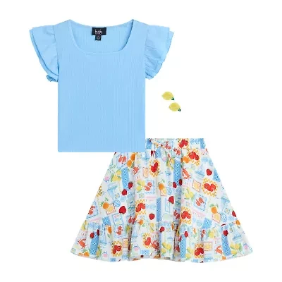 by&by girl Big Kid Girls 2-pc. Skirt Set