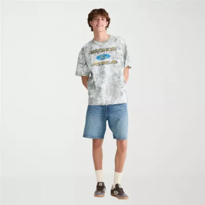 AEROPOSTALE Ford Mens Crew Neck Short Sleeve Regular Fit Graphic T-Shirt