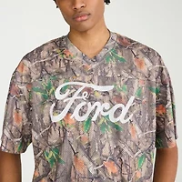 AEROPOSTALE Ford Mens V Neck Short Sleeve Regular Fit Graphic T-Shirt