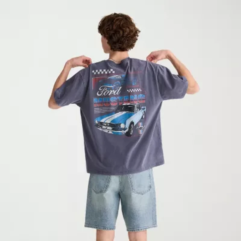 AEROPOSTALE Ford Mens Crew Neck Short Sleeve Regular Fit Graphic T-Shirt