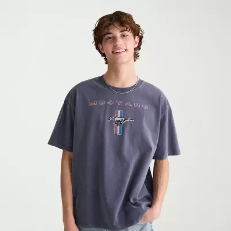 AEROPOSTALE Ford Mens Crew Neck Short Sleeve Regular Fit Graphic T-Shirt