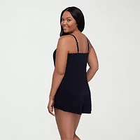 Trimshaper Womens Floral Tankini Swimsuit Top