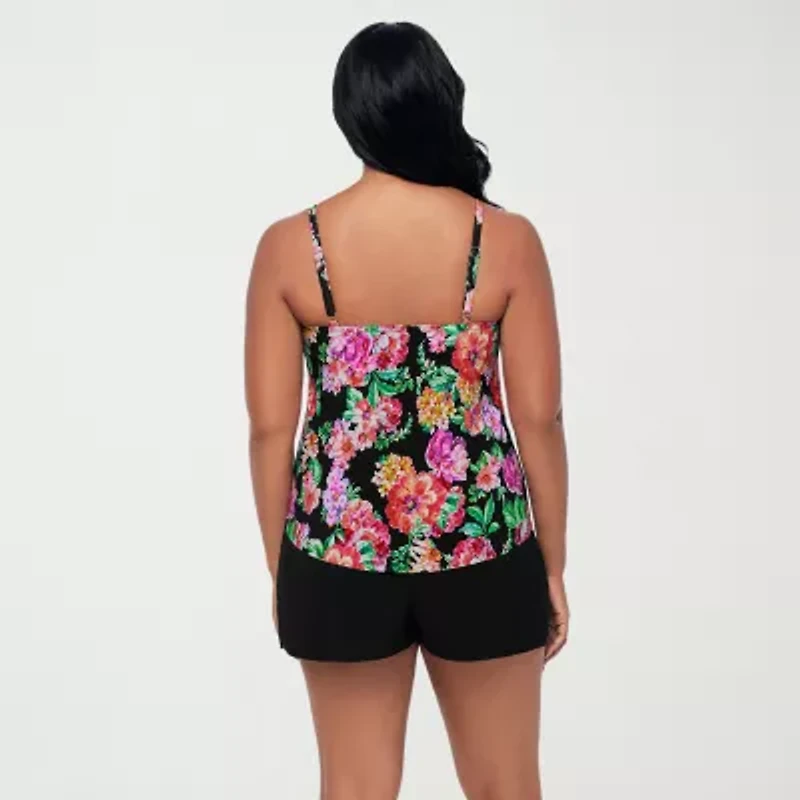 Trimshaper Womens Swim Romper