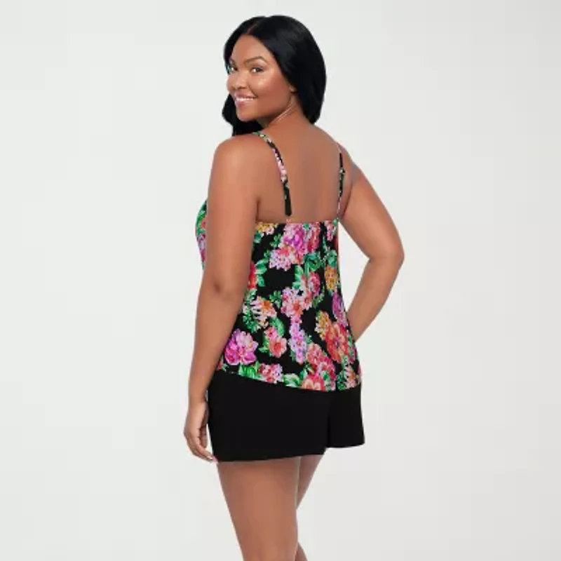 Trimshaper Womens Swim Romper