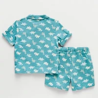 Little Stitch Toddler Boys 3-pc. Short Set