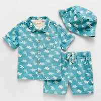 Little Stitch Toddler Boys 3-pc. Short Set