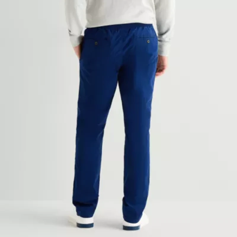 St. John's Bay Lightweight Pull On Mens Straight Fit Flat Front Pant