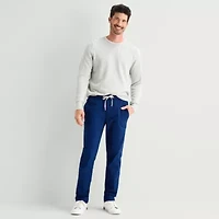 St. John's Bay Lightweight Pull On Mens Straight Fit Flat Front Pant