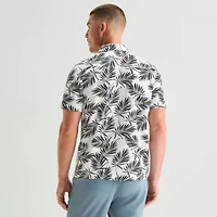 Stylus Mens Short Sleeve Camp Shirt