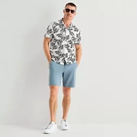 Stylus Mens Short Sleeve Camp Shirt