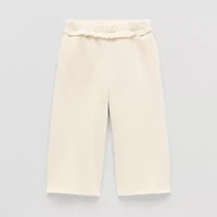 Grayson Little Toddler Girls Wide Leg Relaxed Fit Pull-On Pant