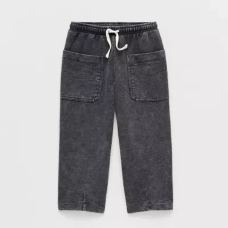 Grayson Little Toddler Boys Straight Relaxed Fit Pull-On Pant