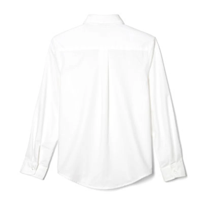 French Toast Little & Big Kid Boys Wrinkle Resistant Button Down Collar Long Sleeve Dress Shirt