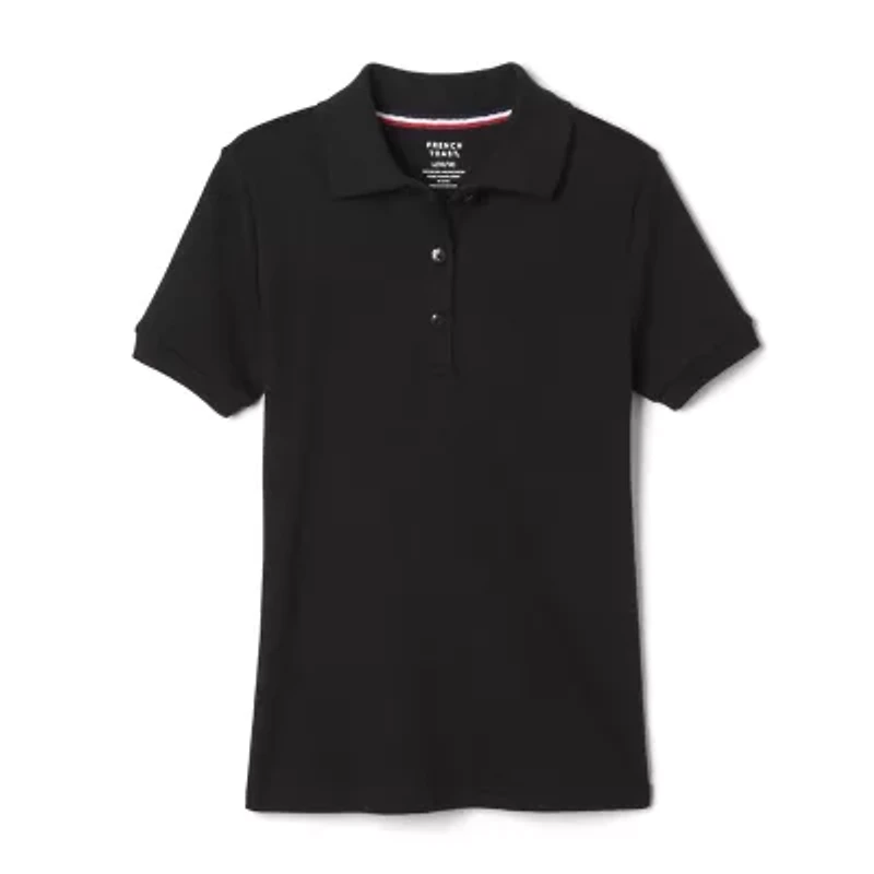 French Toast Little Girls Short Sleeve Regular Fit Polo Shirt