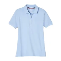 French Toast Little & Big Kid Girls Short Sleeve Regular Fit Polo Shirt