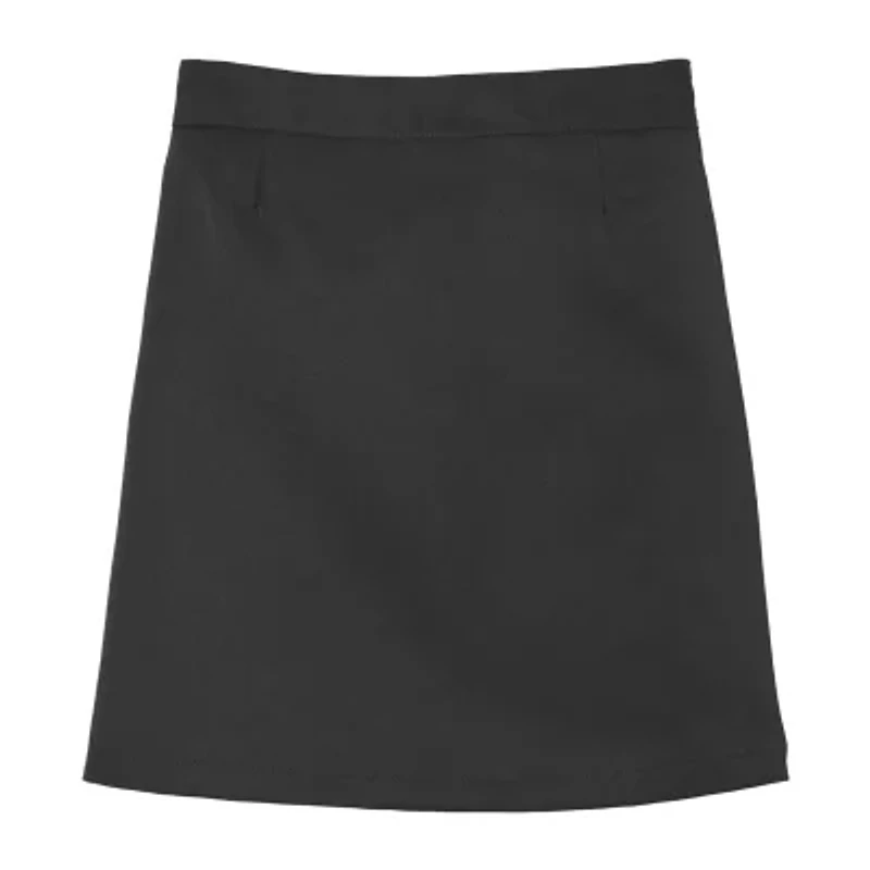 French Toast Front-Pleated Tab Skirt Little & Big Kid Girls Pleated