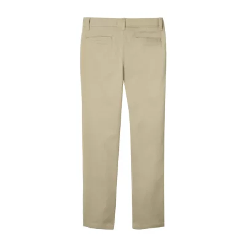 French Toast Little & Big Kid Girls Straight Regular Fit Flat Front Pant