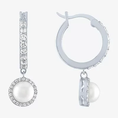 Gemstone Sterling Silver Pear Drop Earrings