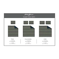 Eddie Bauer Rugged Plaid Midweight Comforter Set
