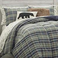 Eddie Bauer Rugged Plaid Midweight Comforter Set
