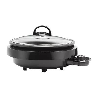 Aroma ASP-137B 3-Qt. 3-In-1 Grillet, Black