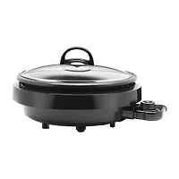Aroma ASP-137B 3-Qt. 3-In-1 Grillet, Black