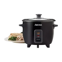 Aroma ARC-363-1NGB 6-Cup (Cooked) Pot Style Rice Cooker