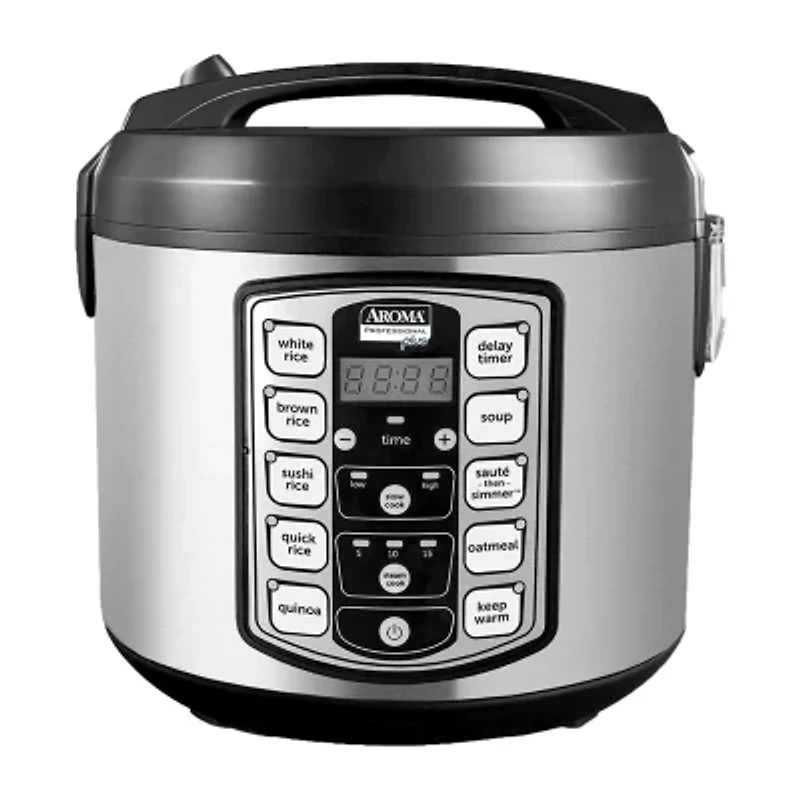 Aroma ARC-5000SB Professional 20-Cup (Cooked) Digital Rice Cooker, Slow Cooker & Food Steamer