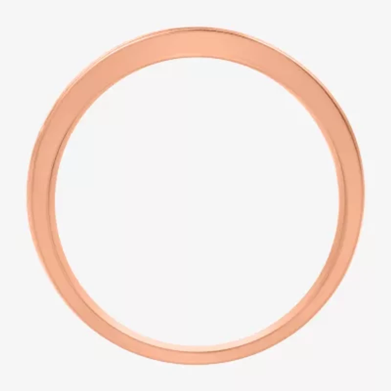 I Said Yes (H-I / I1) Womens 3/8 CT. T.W. Lab Grown White Diamond 14K Rose Gold Over Silver Side Stone Halo Bridal Set