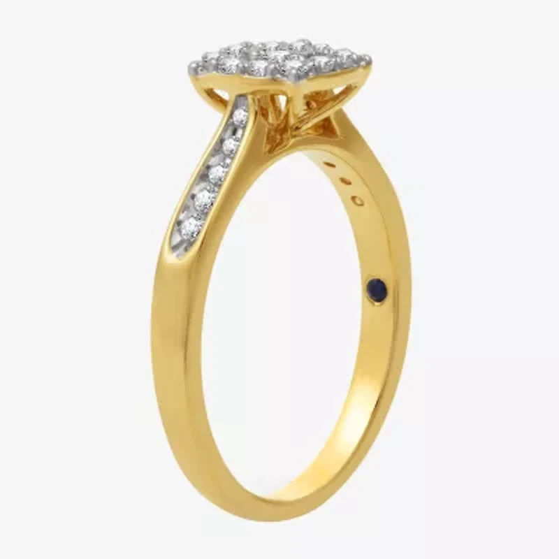 I Said Yes (H-I / I1) Womens 3/8 CT. T.W. Lab Grown White Diamond Sterling Silver or 14K Gold Over Bridal Set
