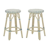 Altaview Bohemian 2-pc. Counter Height Bar Stool