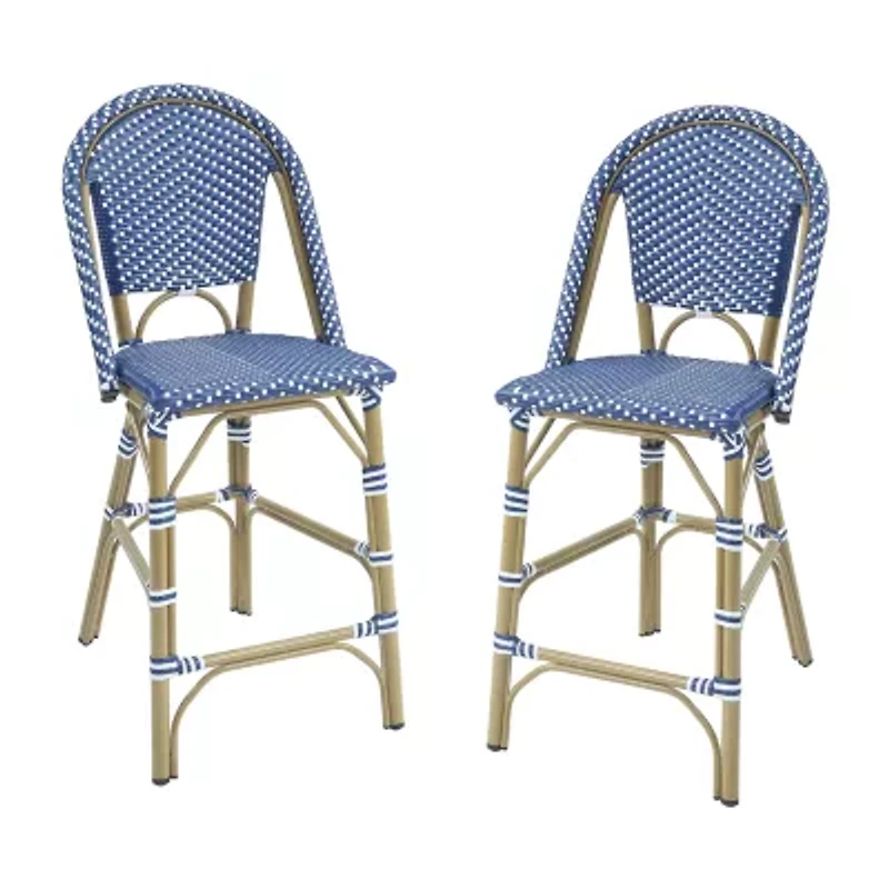 Tusto Contemporary 2-pc. Counter Height Bar Stool