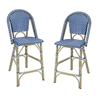 Tusto Contemporary 2-pc. Counter Height Bar Stool
