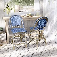 Tusto Contemporary 2-pc. Counter Height Bar Stool