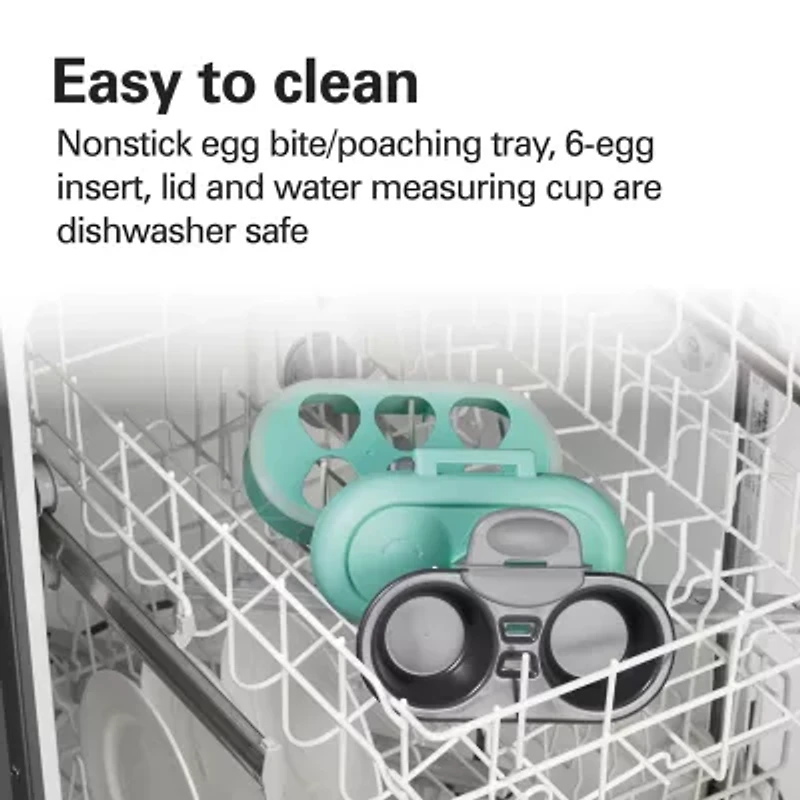 Hamilton Beach Egg Bites Maker with Hard Boiled Egg Tray